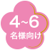 4~6名様向け