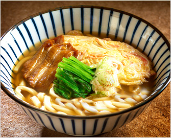 カニ玉風うどん