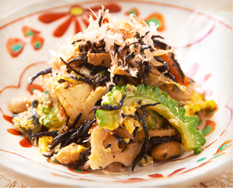 ひじき豆腐チャンプルー