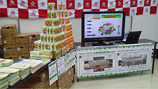 モニターを用いた展示