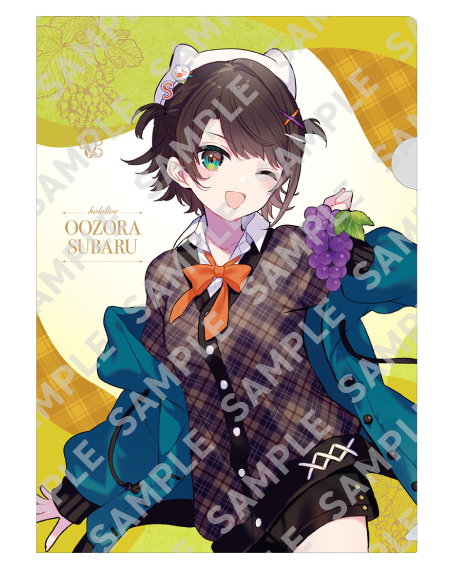 対象のグミを一度に3個買うと、ホロライブ オリジナルA4クリアファイル