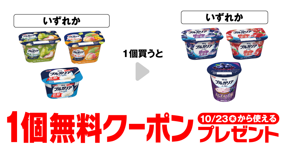 セブンイレブン 明治ブルガリアヨーグルト【コンビニ無料引換券クーポン】キャンペーン