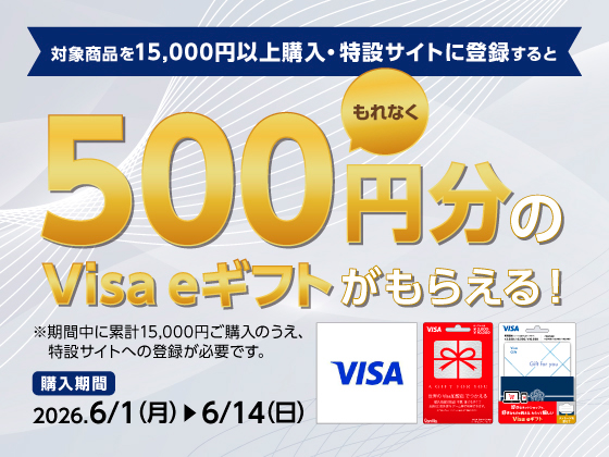 バニラVisa、Visa eギフト キャンペーン！