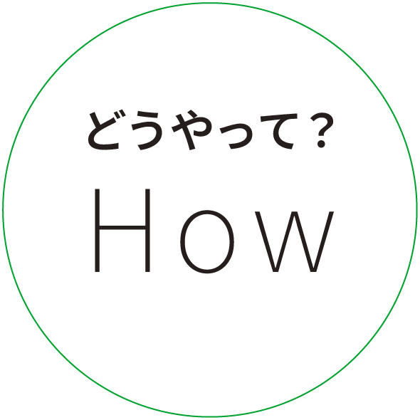 どうやって?