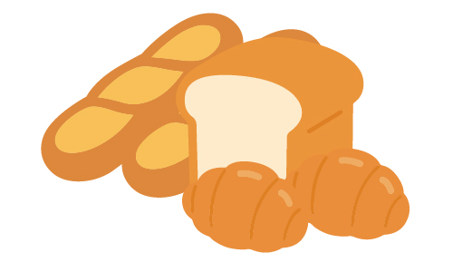 イメージ 食事パン