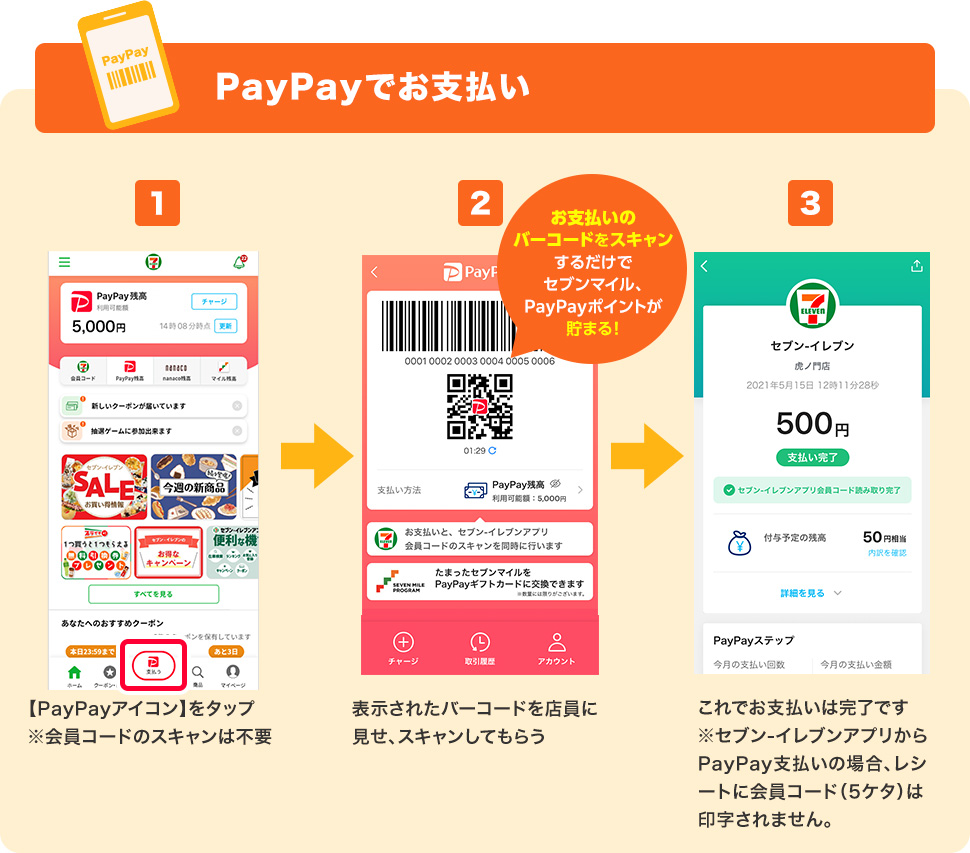 PayPayでお支払い