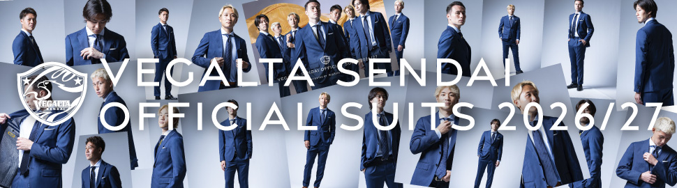 VEGALTA SENDAI OFFICIAL SUITS 2026/27 コンテンツプリント