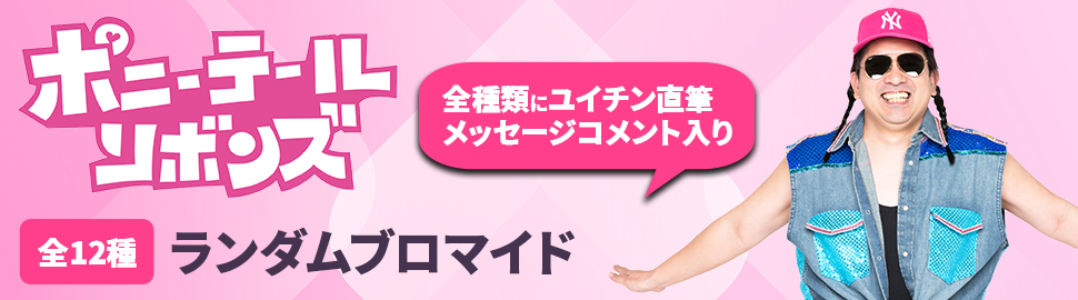 祝22周年！ポニーテールリボンズ&nbsp;<br>魂のランダム金言ブロマイド