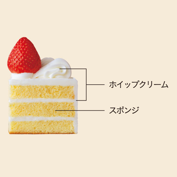 イメージ ホイップクリーム スポンジ