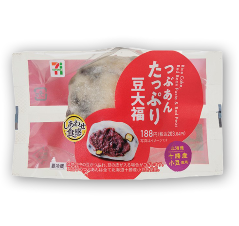 つぶあんたっぷり豆大福