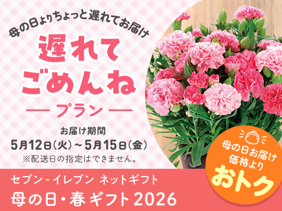 【母の日ギフト】母の日よりちょっと遅れてお届け