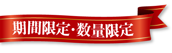 期間限定・数量限定