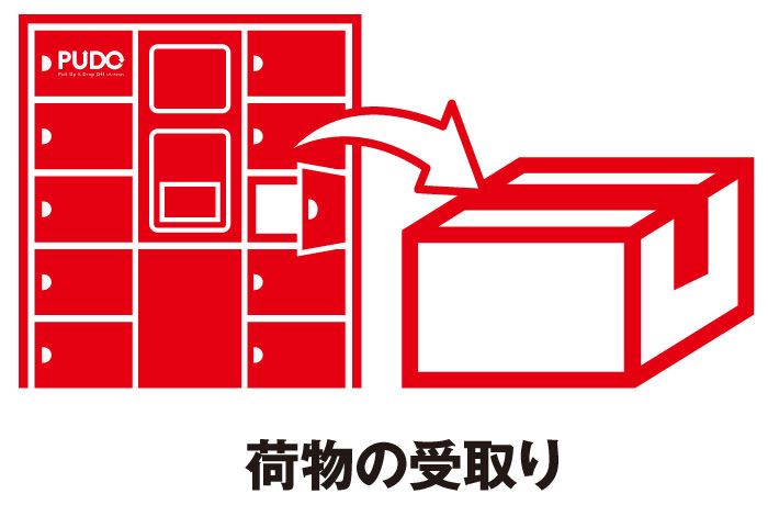 荷物の受取り