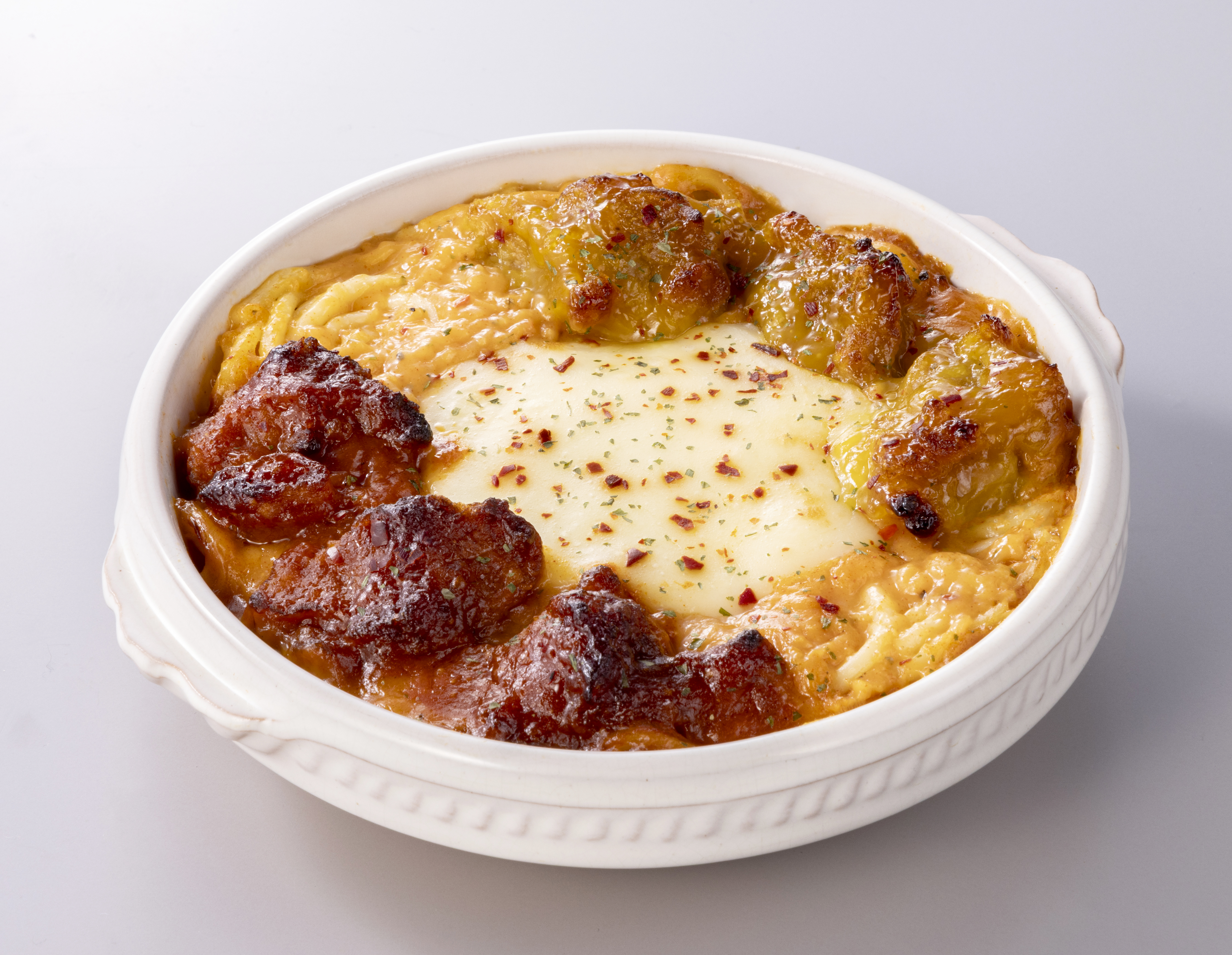 焼きパスタロゼクリーム＆２種の韓国チキン.jpg